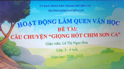 Giáo án điện tử: LQVH "Giọng hát chim Sơn Ca
