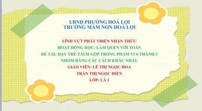 Giáo án điện tử khối Lá
