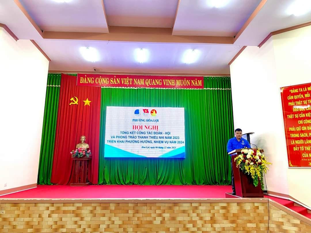 HỘI NGHỊ TỔNG KẾT CÔNG TÁC ĐOÀN - HỘI VÀ PHONG TRÀO THANH THIẾU NHI NĂM 2023. TRIỂN KHAI PHƯƠNG HƯỚNG, NHIỆM VỤ NĂM 2024