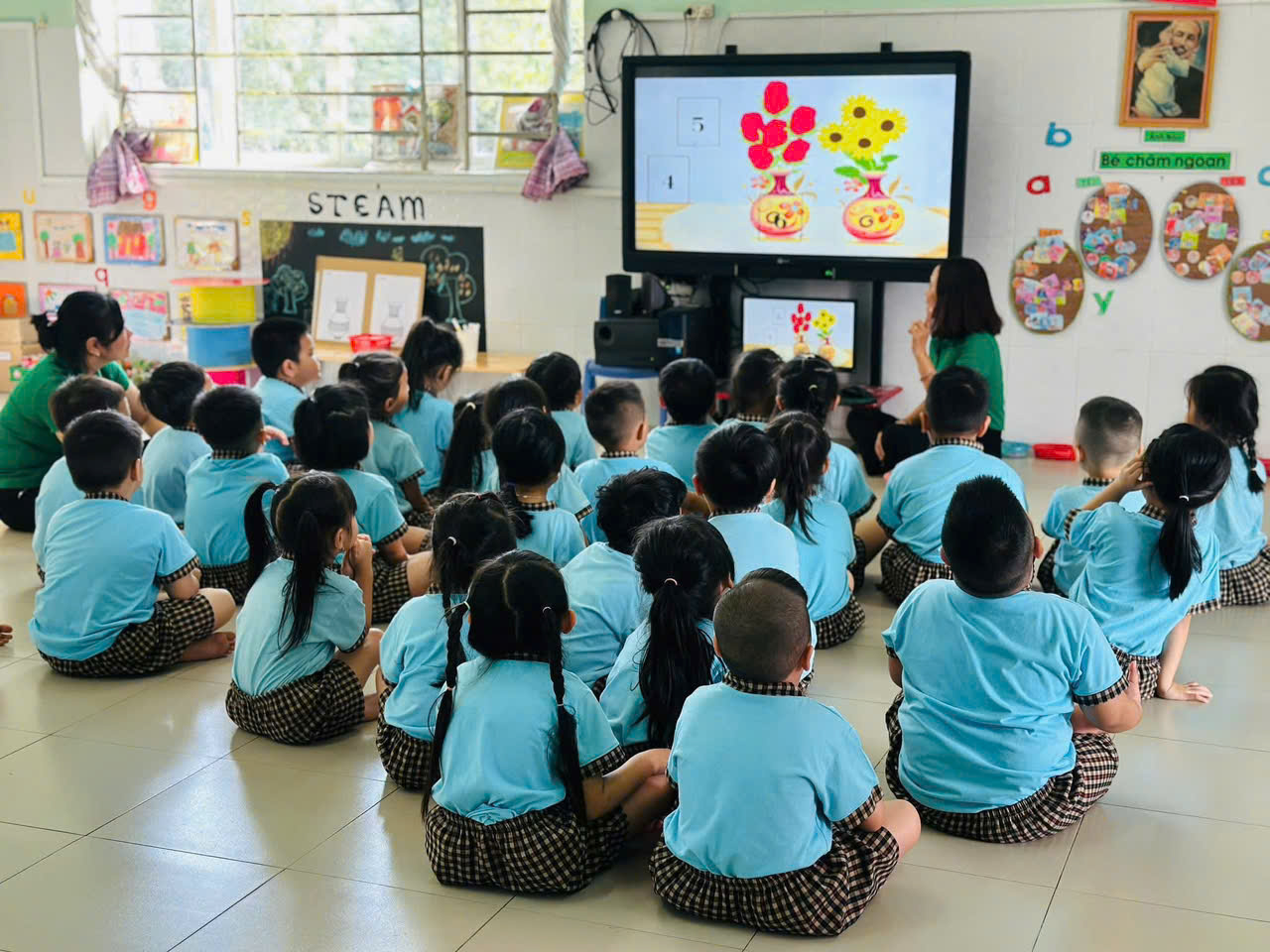 HOẠT ĐỘNG LÀM QUEN VỚI TOÁN – NHẬN BIẾT SỐ LƯỢNG 6 & CHỮ SỐ 6