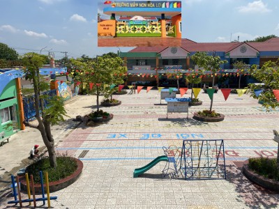 cây xanh trong nhà trường