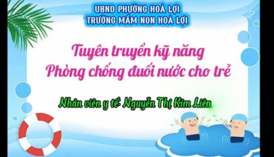 Tuyên truyền phòng đuối nước cho trẻ em