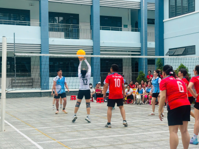 Trường mầm non Hòa Lợi hào hứng tham gia Giải bóng chuyền – Lan tỏa tinh thần thể thao