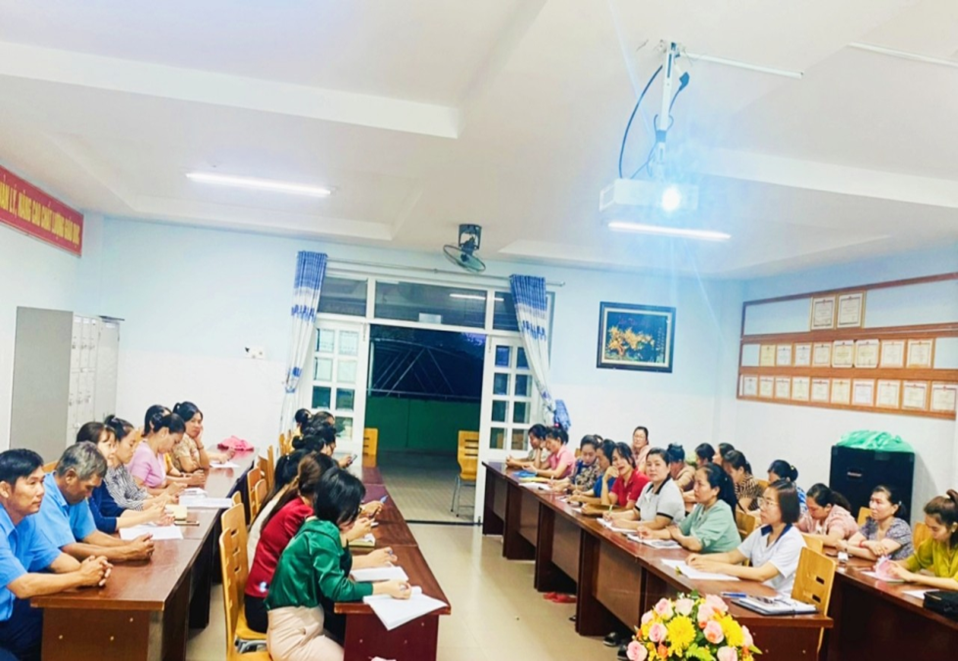 TRƯỜNG MẦM NON HÒA LỢI TRIỂN KHAI NHÂN RỘNG ÁP DỤNG SÁNG KIẾN ĐẠT HIỆU QUẢ NĂM HỌC 2021-2022
