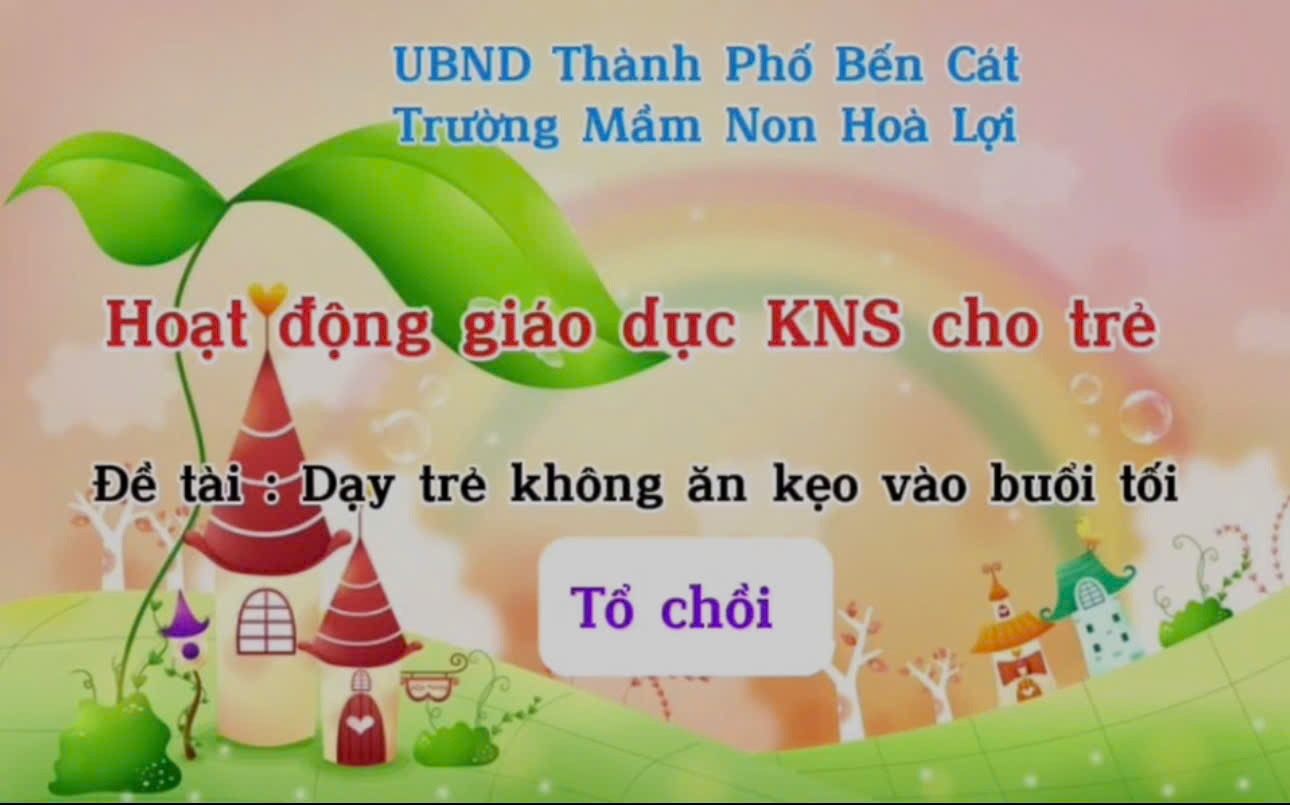KỸ NĂNG SỐNG CHO TRẺ